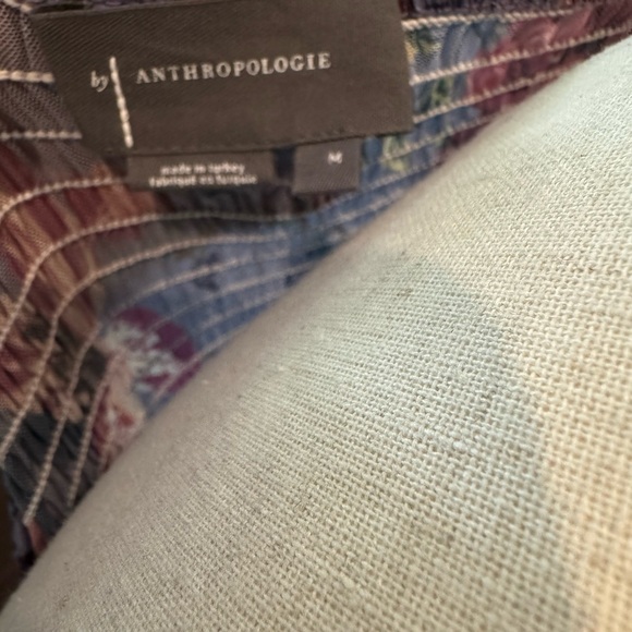 Anthropologie Ruched Bodice Floral Top - Picture 4 of 5
